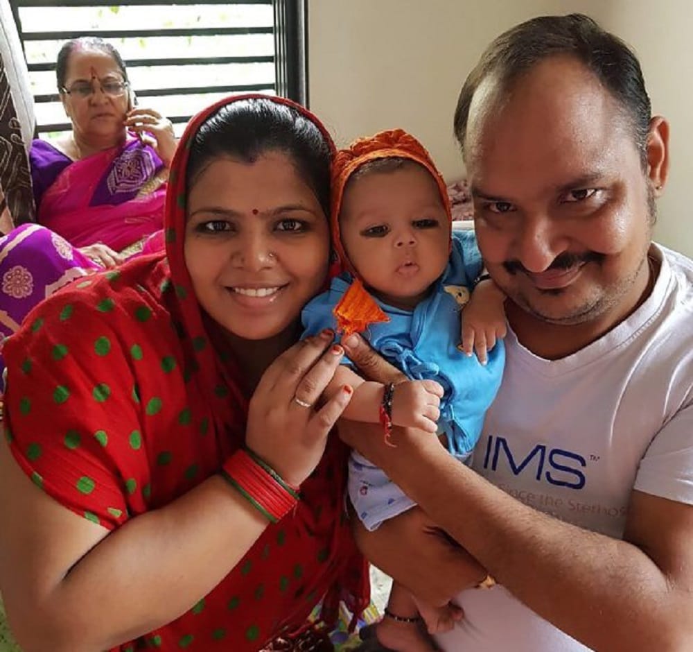 Baby born with seven teeth at Ahmedabad in Gujarat 
