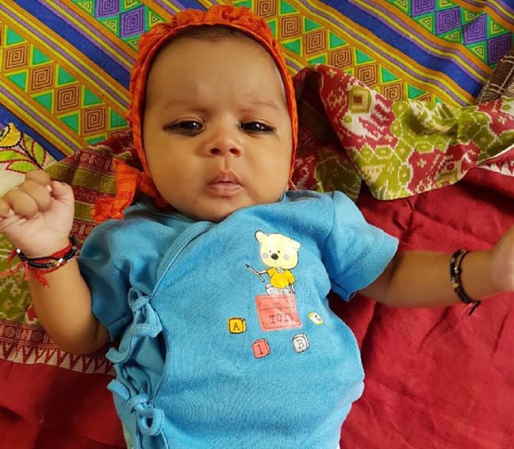 Baby born with seven teeth at Ahmedabad in Gujarat 
