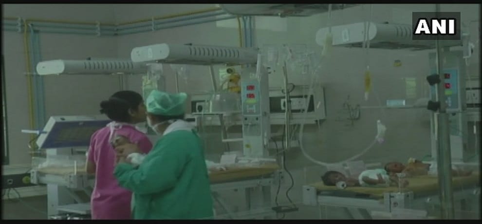 lack of oxygen killed 55 children in Maharashtra hospital