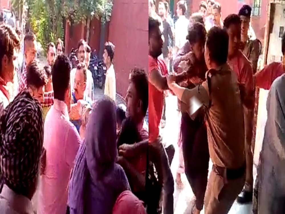 Block Chief family fight with sub inspector of police in udham singh nagar
