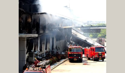 government sought report on fire in haldiram factory