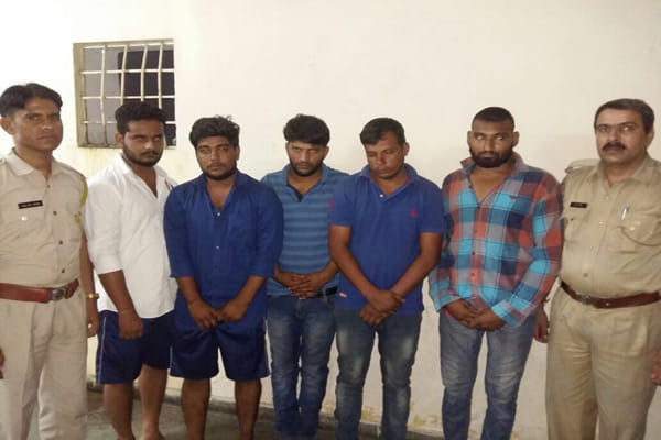 Five persons Arrested with arms in jaipur