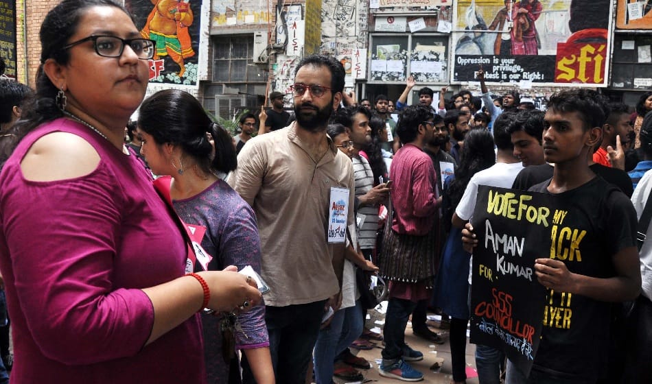 JNU Students election with change in University Consitution, Number of counsellor seats increased 