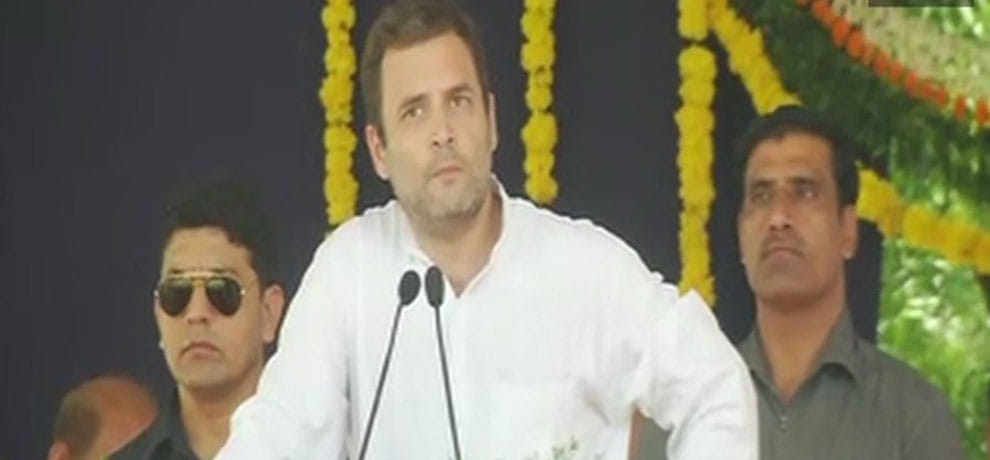 rahul gandhi says around nine thousand farmers commits suicide in maharashtra