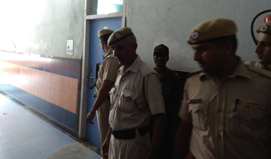 see photos of gurugram ryan international school murder case, angry parents do violence in schooll
