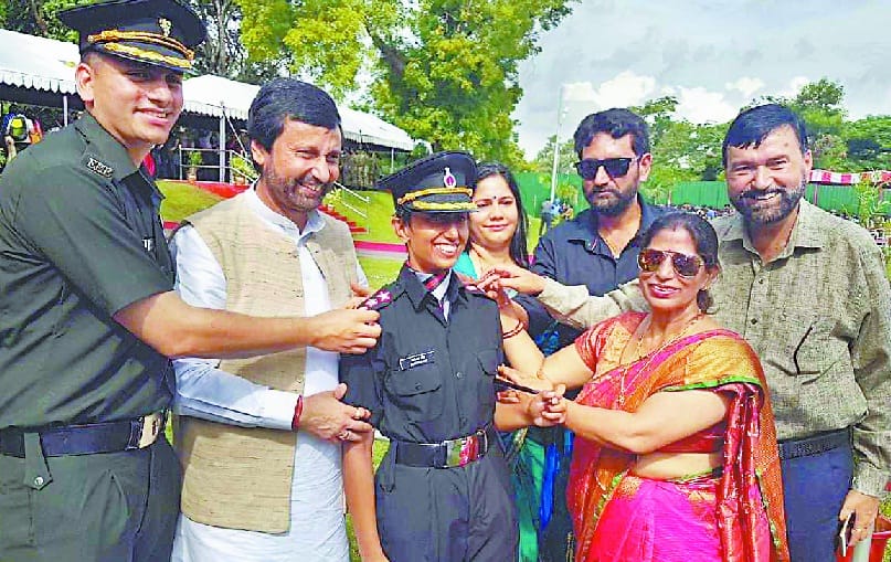 Finance Minister Pant's daughter became JAG in Army