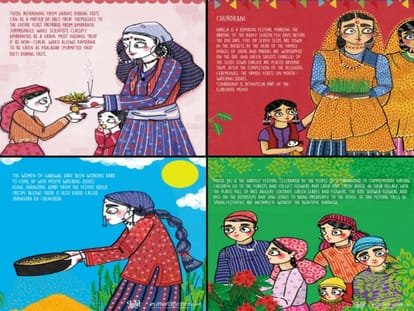 two girls tried to revived uttarakhand food nutritional through art of bhuli