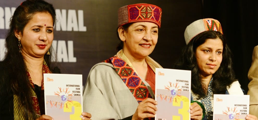 Bollywood Actress Deepti Naval Press Conference in shimla