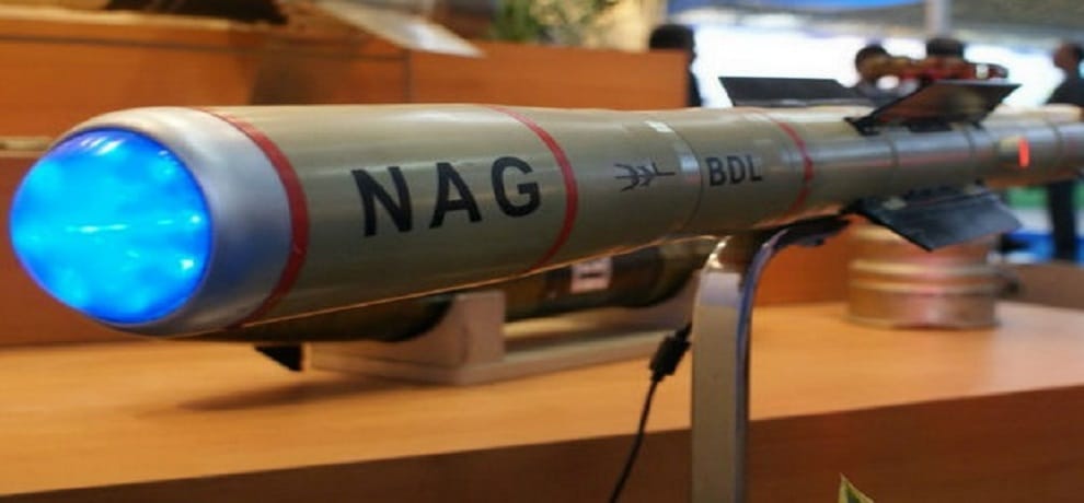 DRDO successfully test fires Nag missile says defence ministry