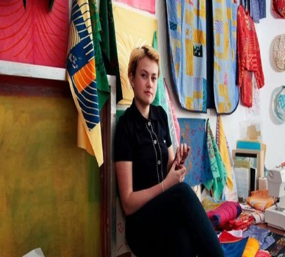 Poppy Nash is fashion designer who makes cloth with blood