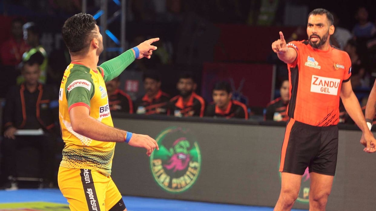  Pro kabaddi league 2017: U Mumba beat Patna Pirates By 51-41 points 