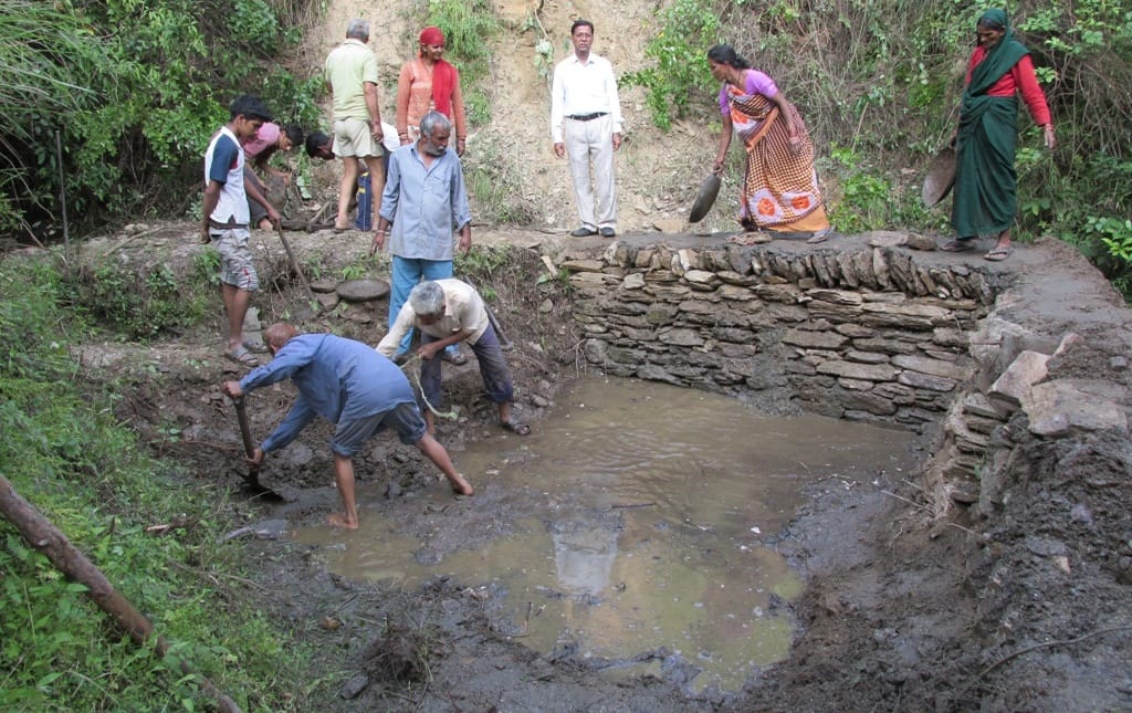 ramchandra beervani brining water in hilly areas