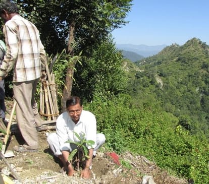 ramchandra beervani brining water in hilly areas