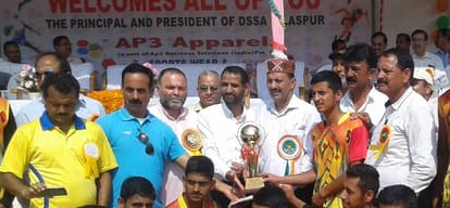 state level sports meet came to end today in ghumarwin
