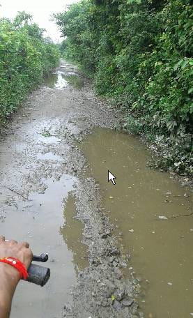 बाढ़ का पानी निकलने के बाद भी जलभराव