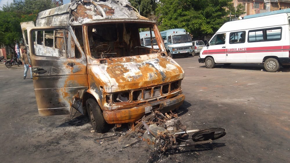 spirit of jaipur got down after imposement of curfew in the city 