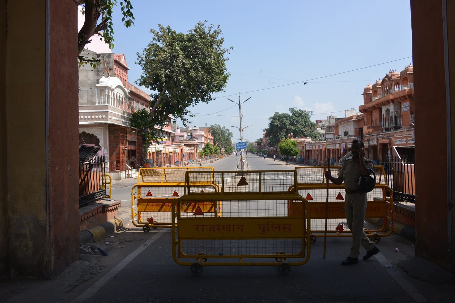 spirit of jaipur got down after imposement of curfew in the city 