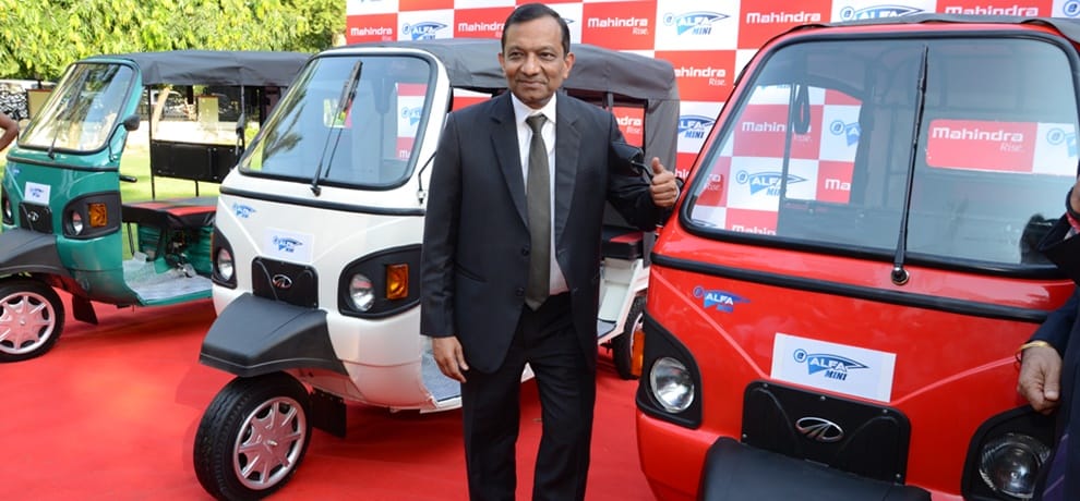 Mahindra Launches Electric Rickshaw e-Alfa Mini, range of 85 km on a single charge