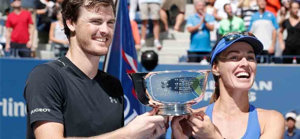 Hingis and Jamie Murray win mixed doubles title