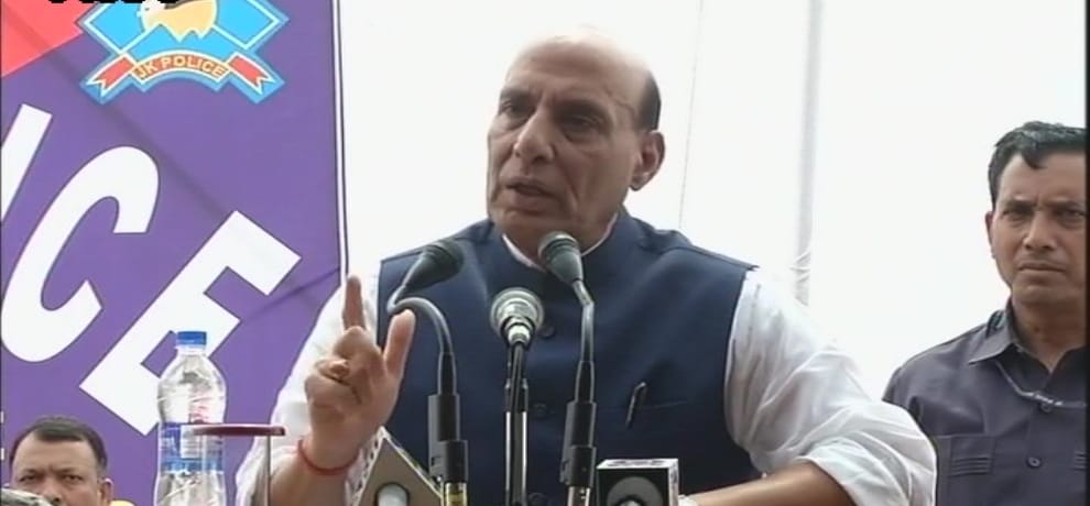 rajnath singh warn to pakistan for ceasefire on border
