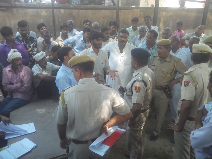 murder in sikar by beaten
