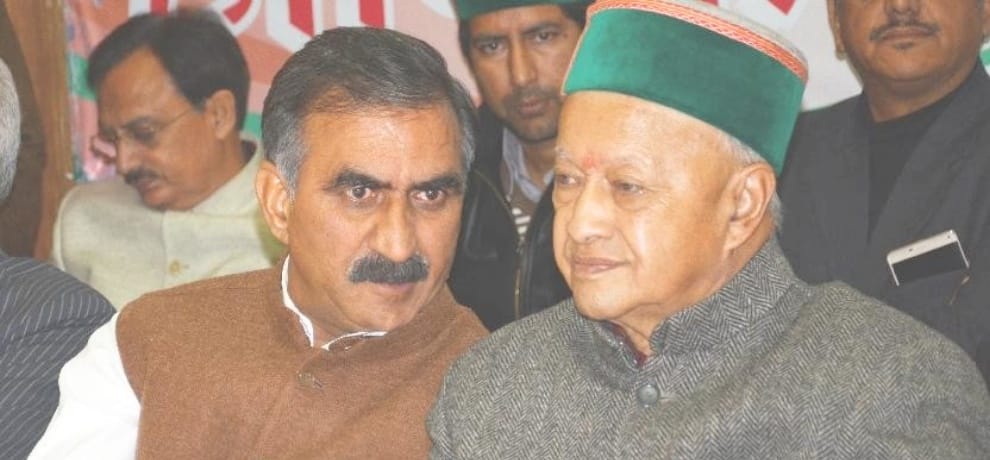 cm virbhadra singh and sukhwinder singh sukhu on delhi tour