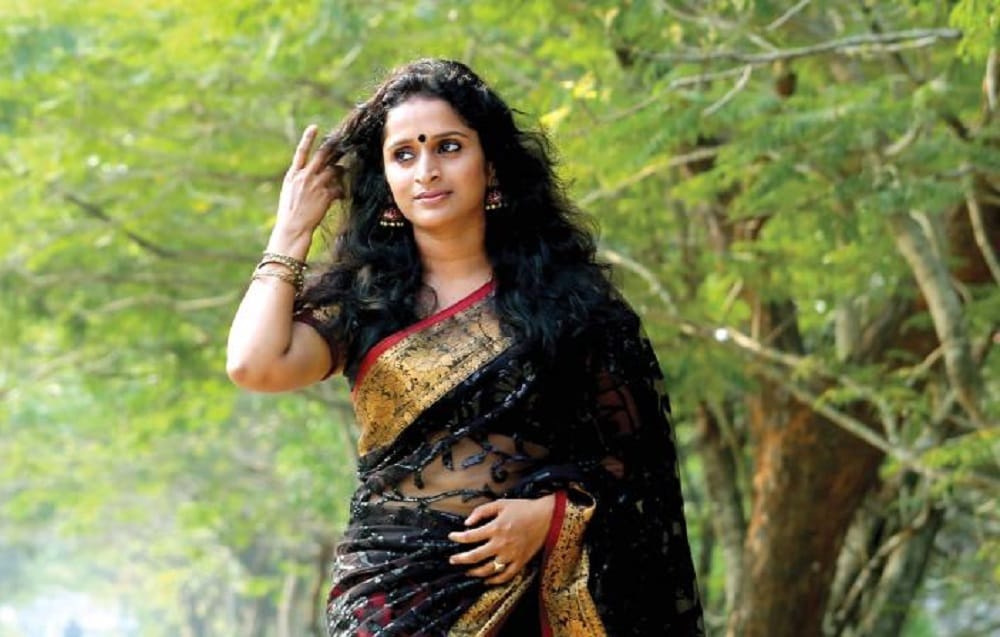 surabhi lakshmi eats beef during the program based on onam people abuse on social media