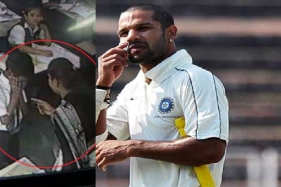 shikshar dhawan reacts on beating a student by a teacher.