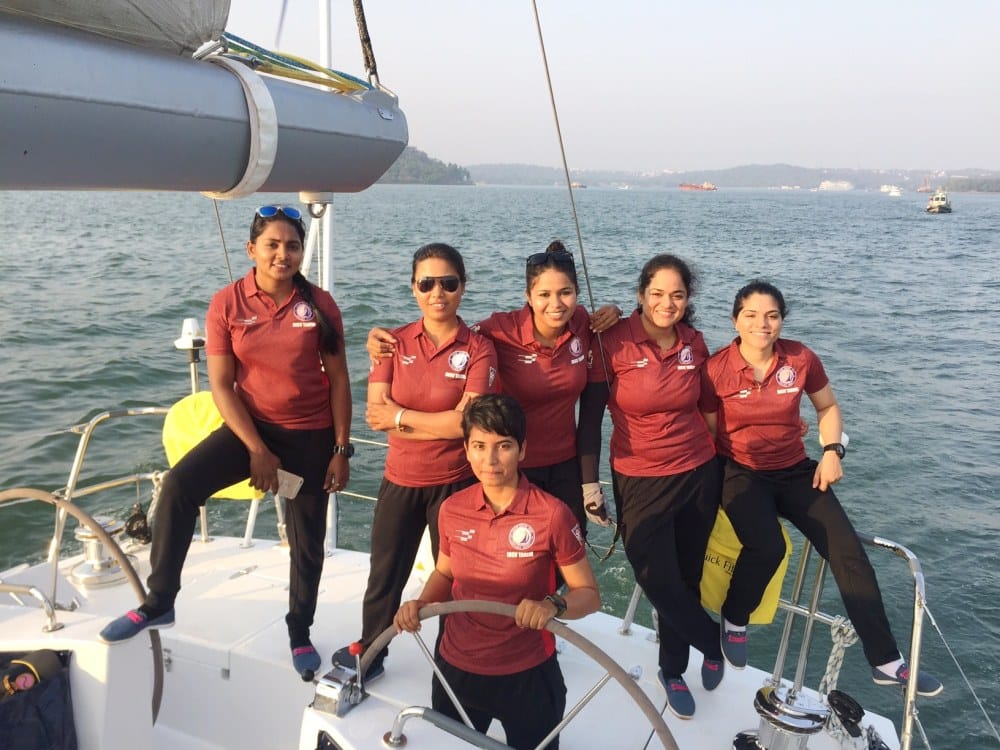 ins tarini indian navy women officer team in KBC