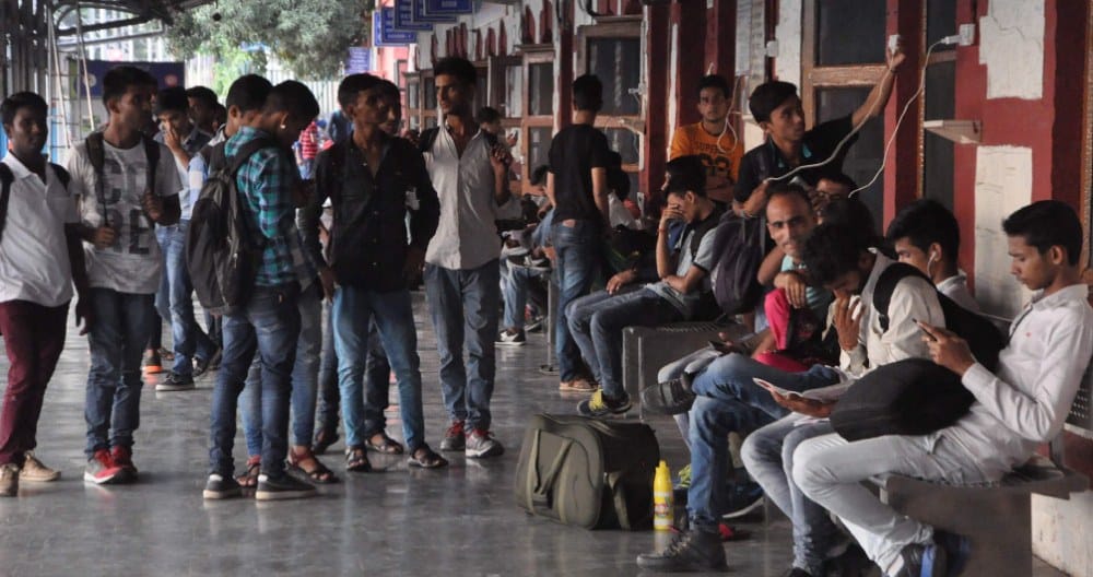 youth reached dehradun for army recruitment