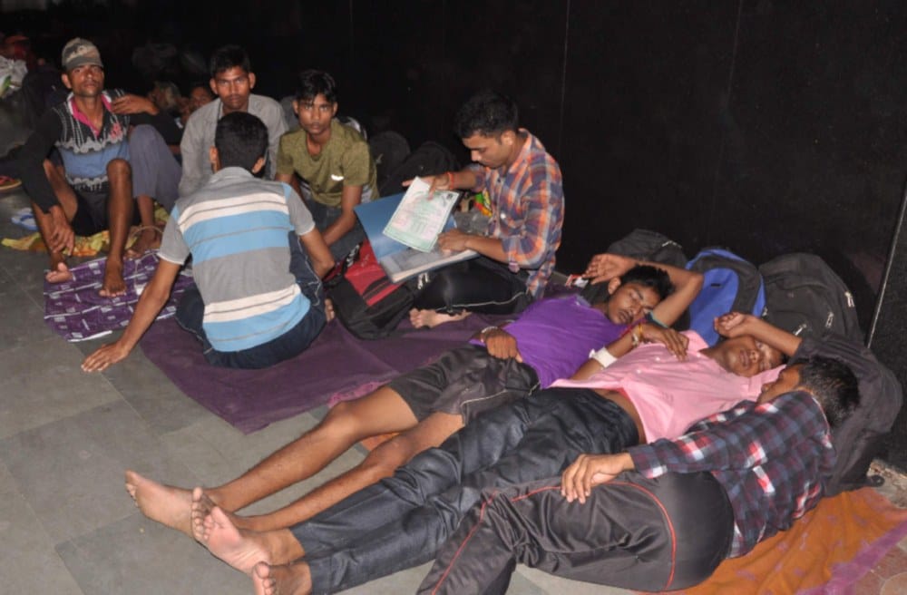 youth reached dehradun for army recruitment