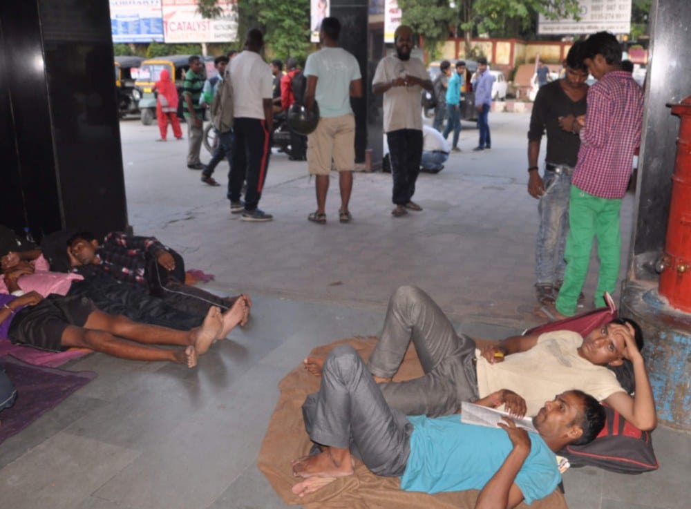 youth reached dehradun for army recruitment