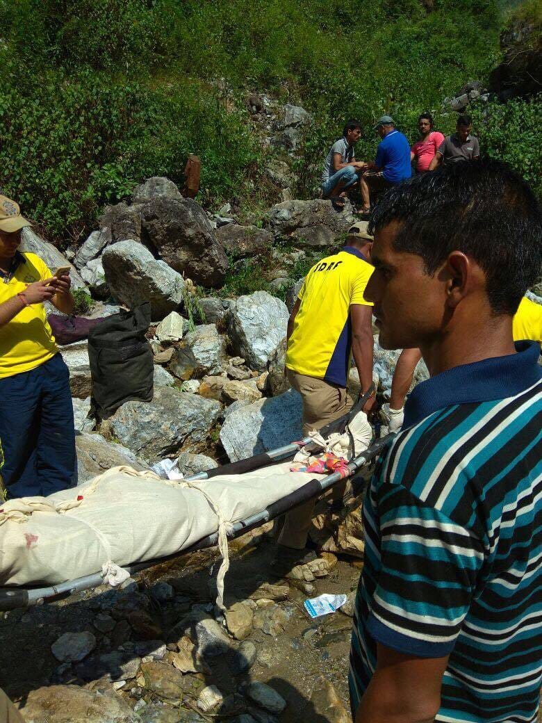 bageshwar road accident brutal photos