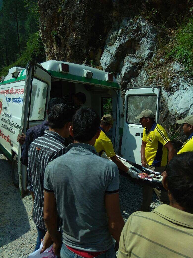 bageshwar road accident brutal photos