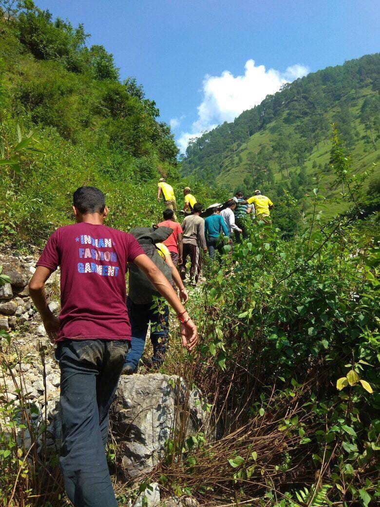 bageshwar road accident brutal photos