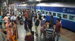 North East Express escaped from accident in Allahabad