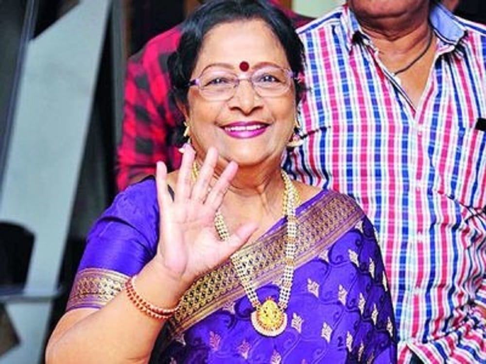 veteran south actress bv radha passes away she showed greatness by donating her organs