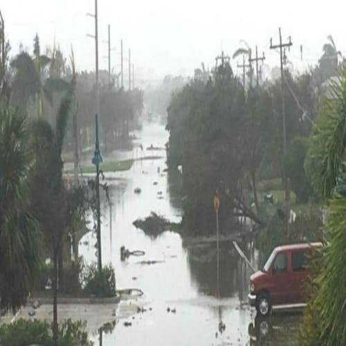 Hurricane Irma Makes Second Landfall In Florida live
