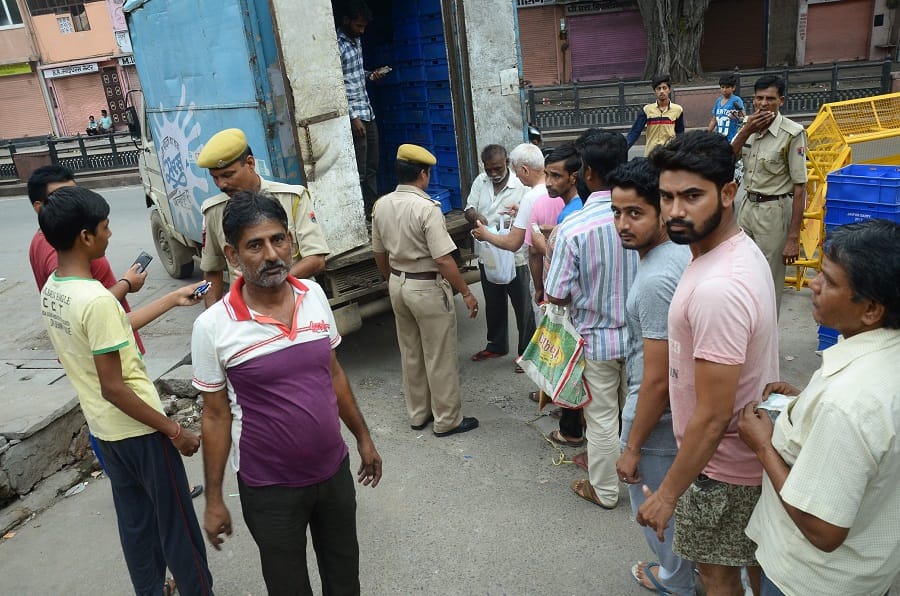 Silence spread over two-hour rush on roads