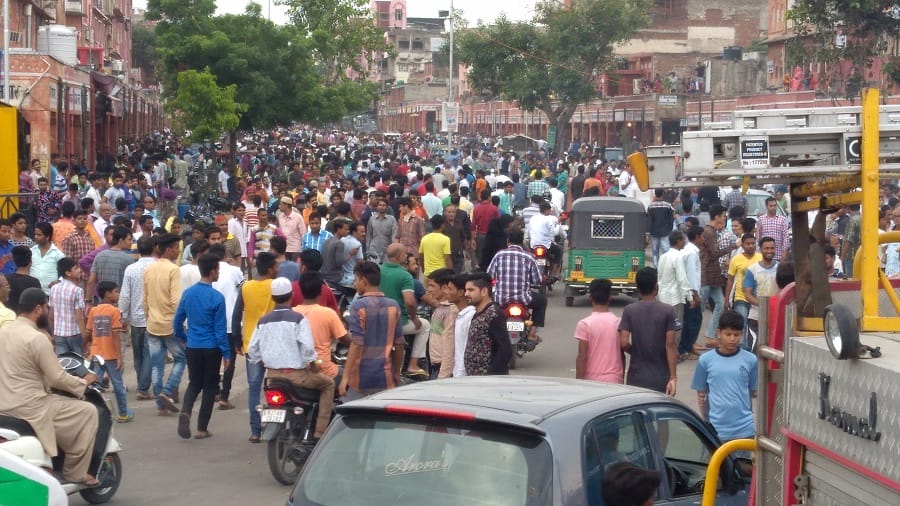 Six-hour relaxation in curfew in Jaipur
