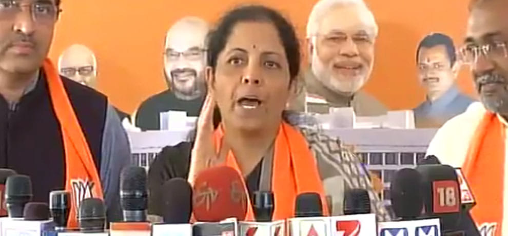 Nirmala Sitharaman said that do not put words in her mouth regarding CAG report