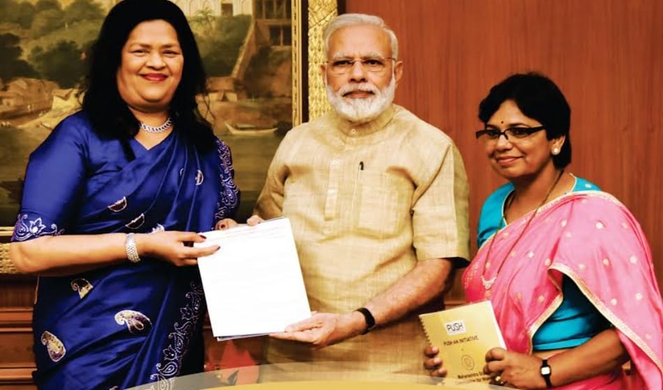 ryan international schools group managing director is secretary of bjp women wing