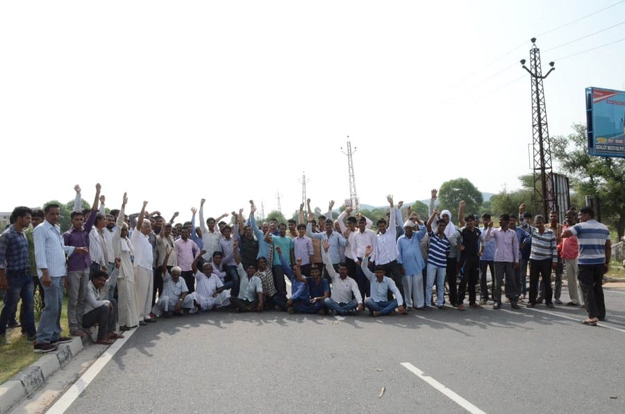 farmers agitation in sikar