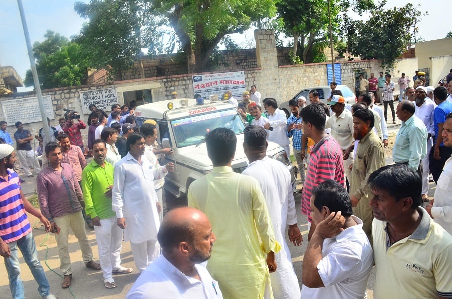 Rebellion outside Morchari, family of second man