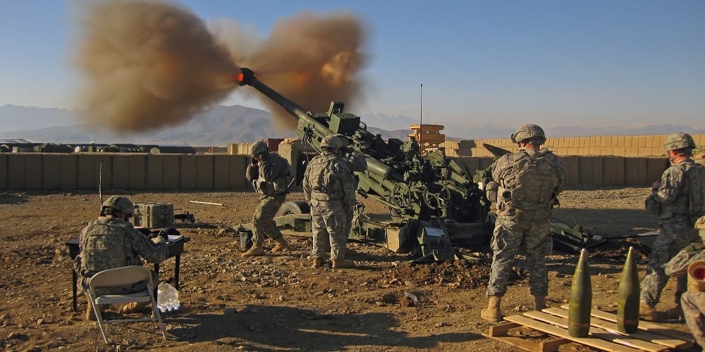 Army M-777 howitzer damaged during firing in Pokhran