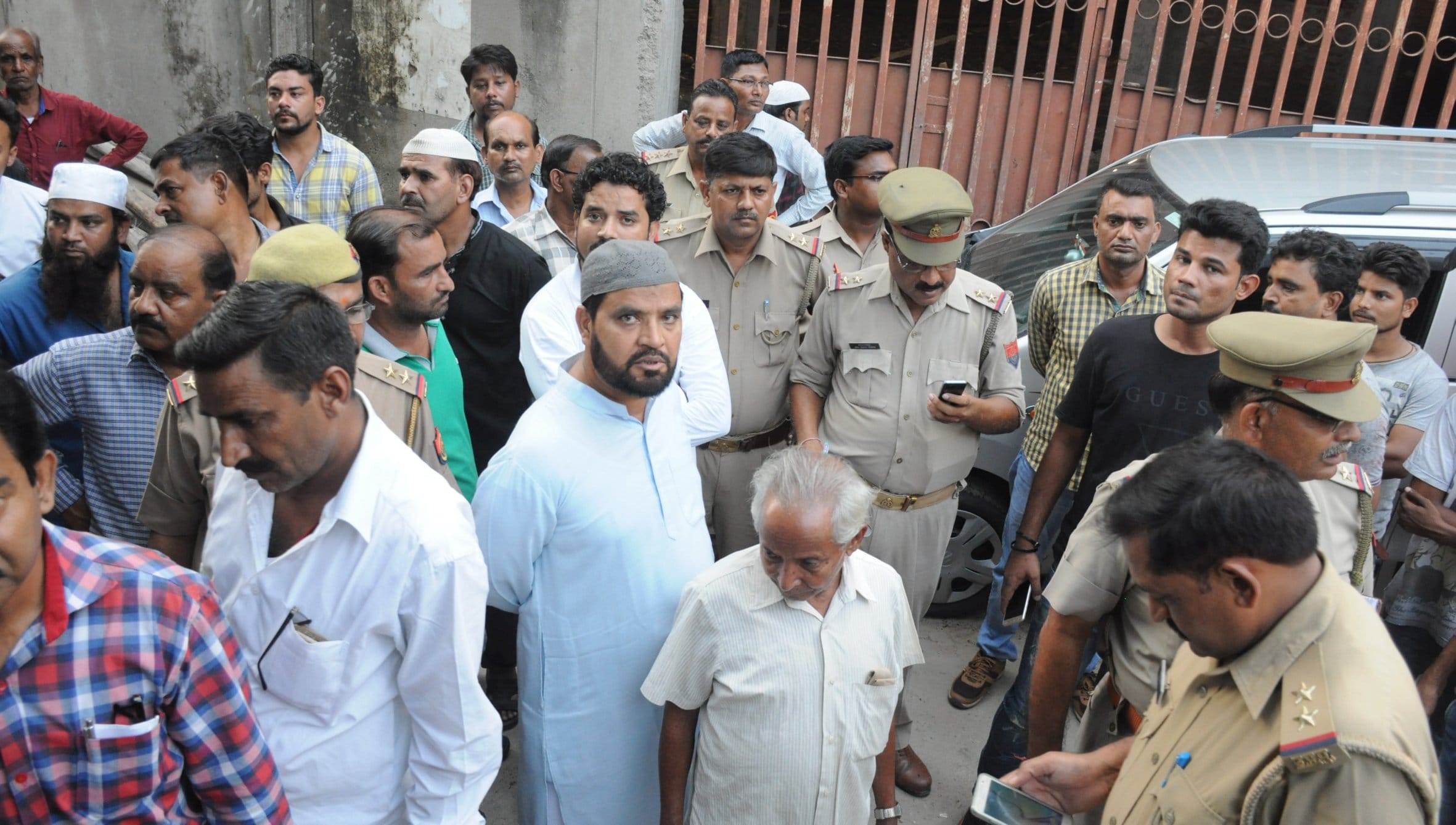 A man murdered his step mother for property in gazipur in Lucknow.
