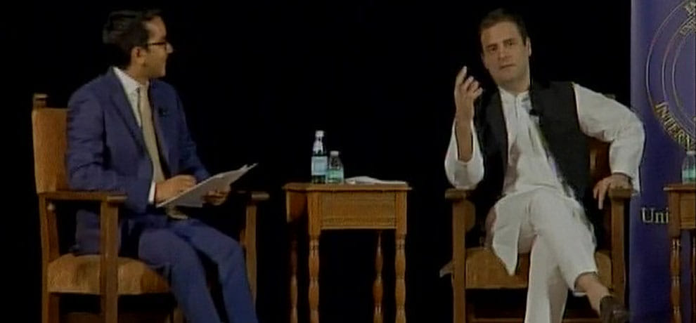 social media reaction on rahul gandhi speech in us