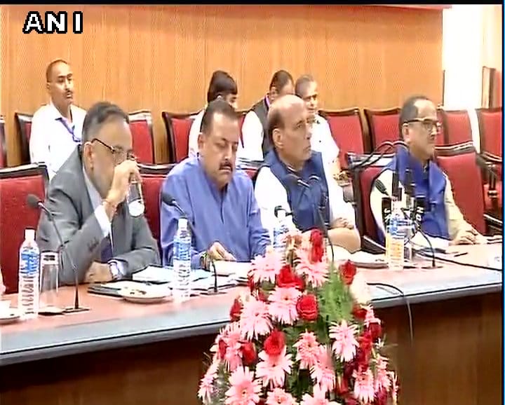 Delegation of J&K National Conference met Home Minister Rajnath Singh 