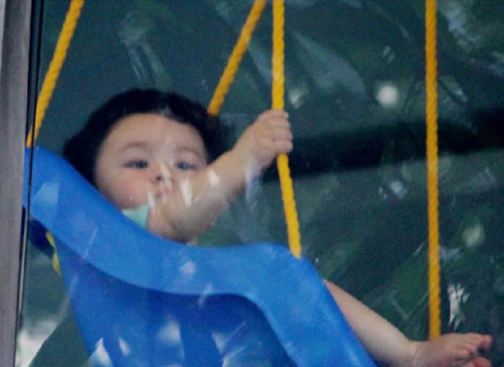 Taimur Ali Khan will swing right into your heart with his latest adorable pictures