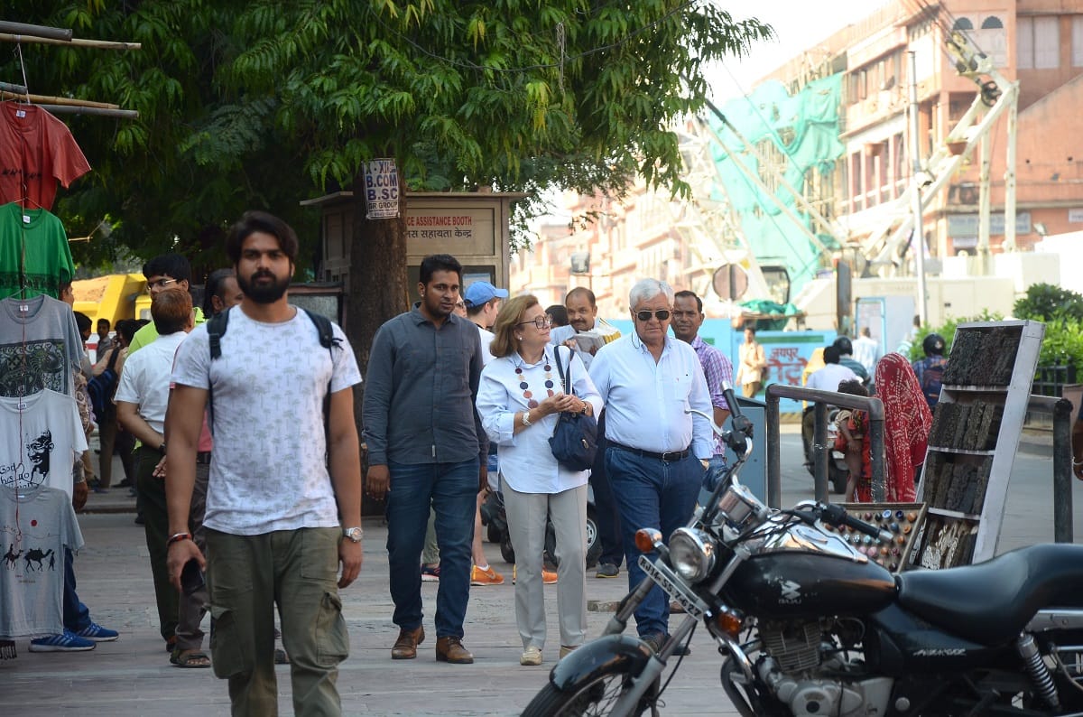 tourists sets their own pleasure in curfew imposed in jaipur city 